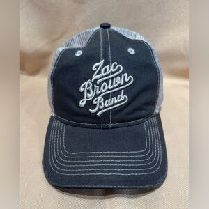 Zac Brown Band Gray Trucker Hat Ball Cap NWOT